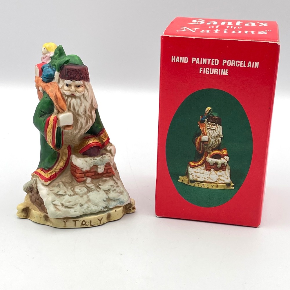 1991 Santa's of the Nations Italy San Nicola Figurine RSVP #8904 w/ Box